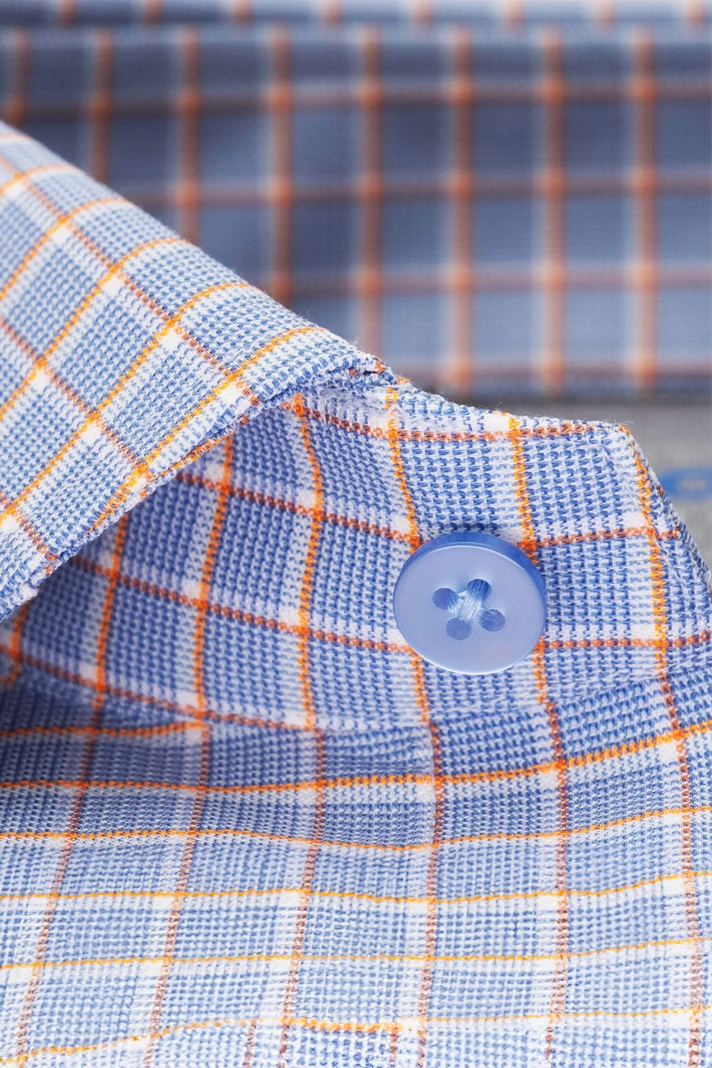 Leader Non-Iron Windowpane // Orange Blue