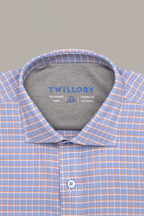 Leader Non-Iron Windowpane // Orange Blue