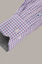 Leader Non-Iron Windowpane // Pink Blue