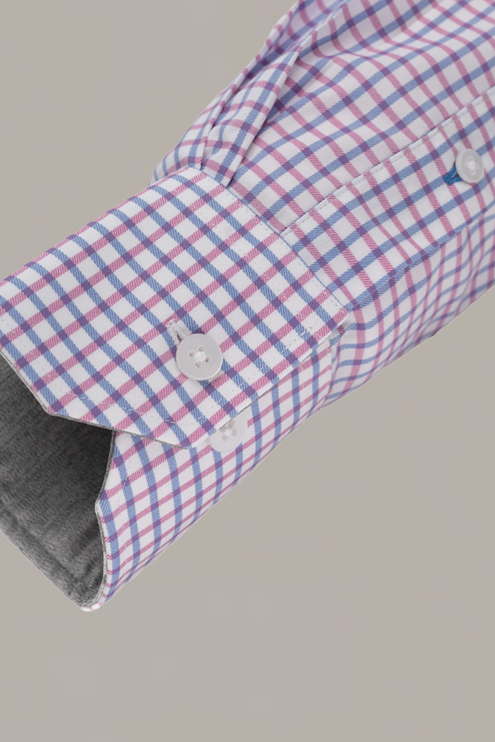 Leader Non-Iron Windowpane // Pink Blue