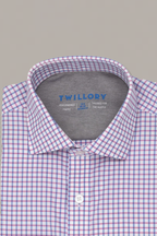 Leader Non-Iron Windowpane // Pink Blue
