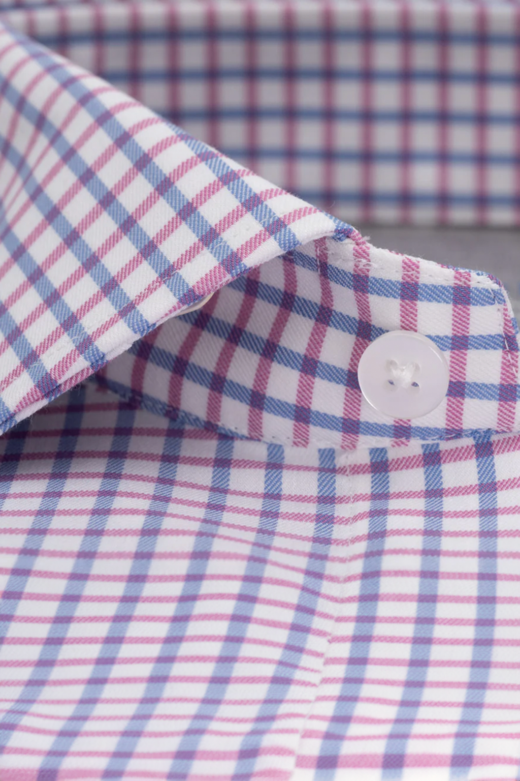 Leader Non-Iron Windowpane // Pink Blue