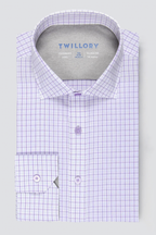 Leader Non-Iron Windowpane // Lavender