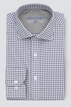 Leader Non-Iron Windowpane // Navy