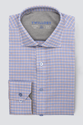 Leader Non-Iron Windowpane // Orange Blue