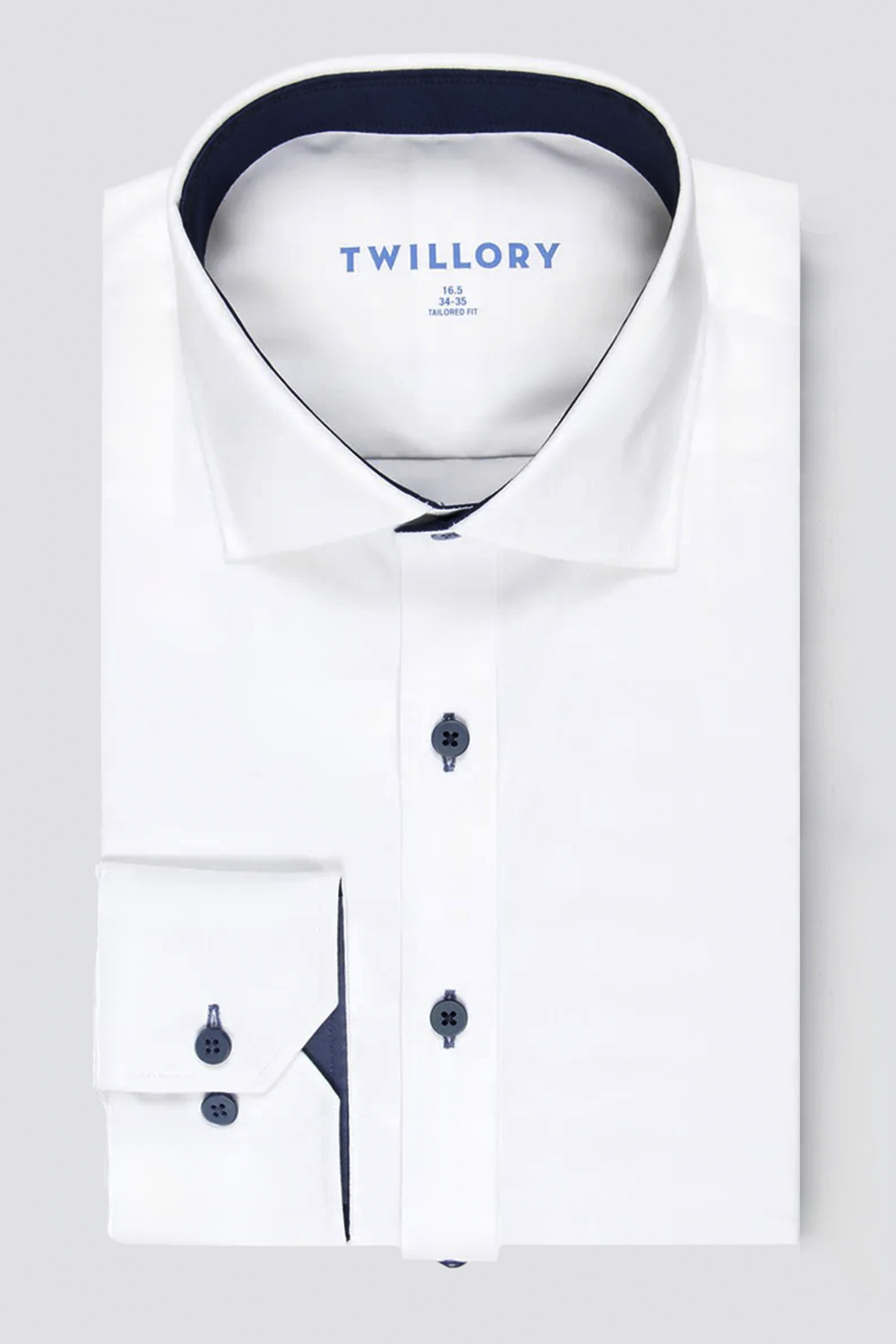 Leader Non-Iron Contrast // Navy