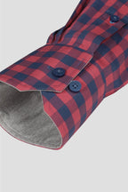 Leader Non-Iron Gingham // Red Blue