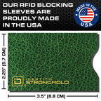 RFID Blocking Credit Card and Passport Sleeves - Leather Look 20 Pack