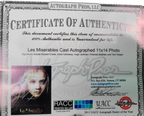 Les Miserables Autographed Photo Display Russell Crowe Anne Hathaway Hugh Jackman +