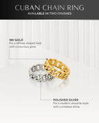 Cuban Link Ring (Gold)
