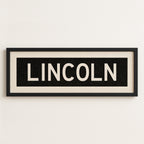 Framed Lincoln Nebraska Bus Scroll