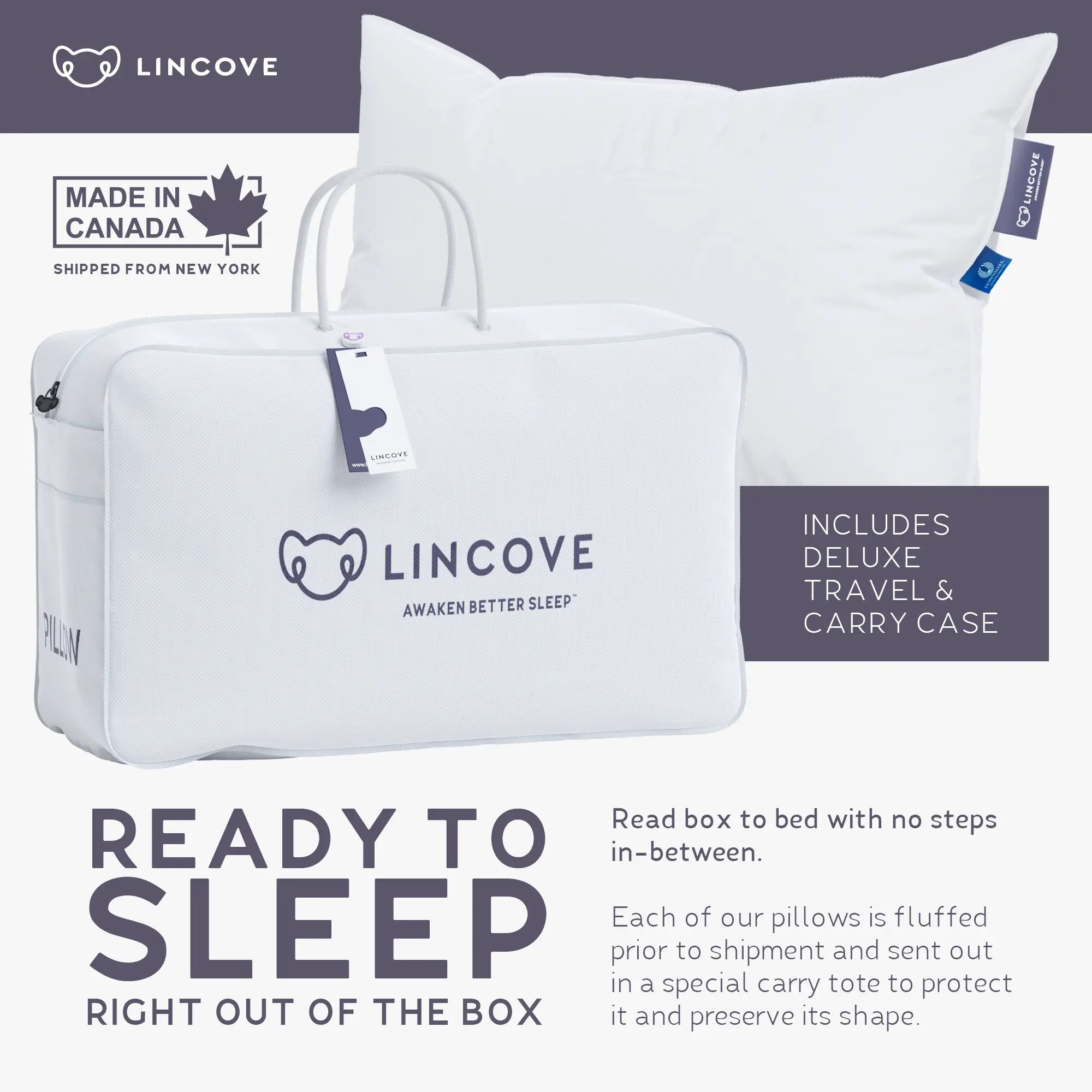 Venus™ European White Goose Down Pillow