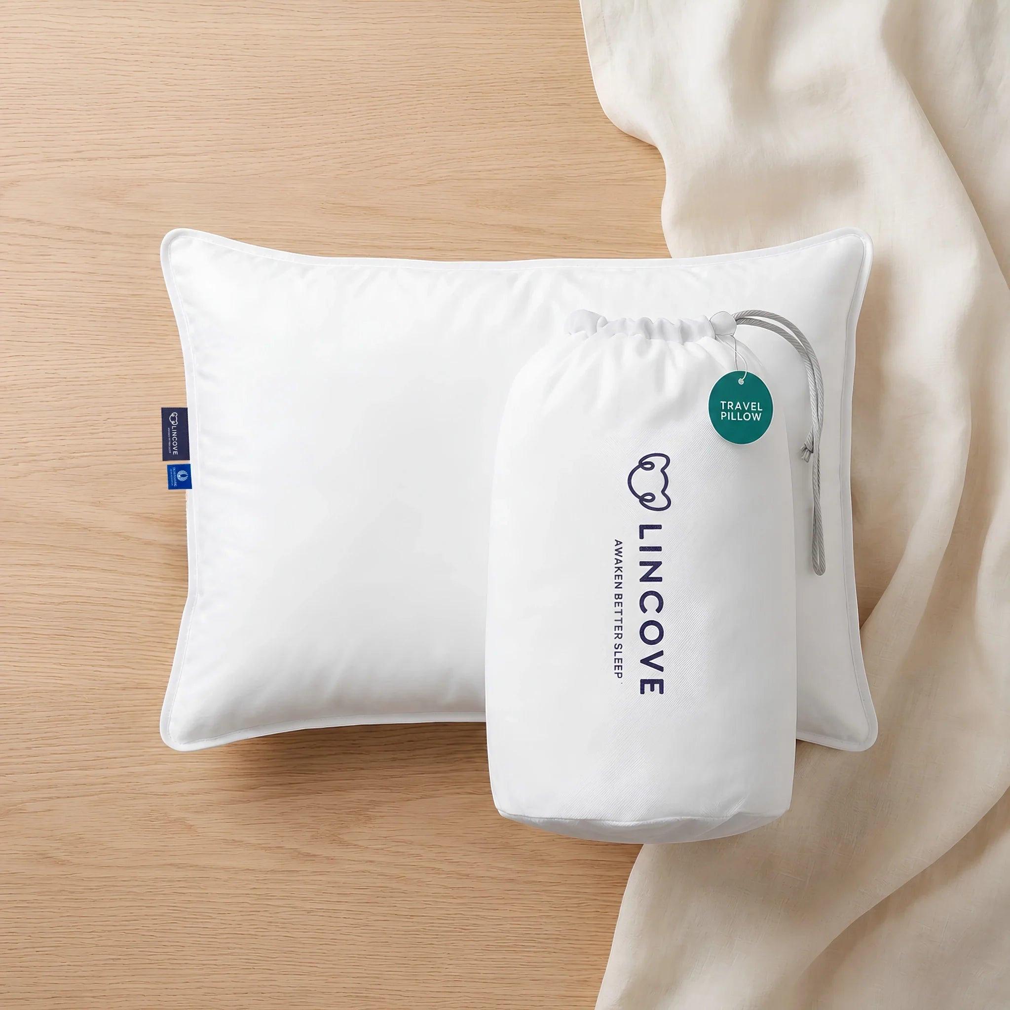 Canadian Down Travel Pillow - Made in Canada