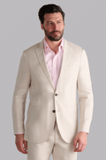 Performance Linen Blazer // Bone