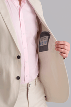 Performance Linen Blazer // Bone