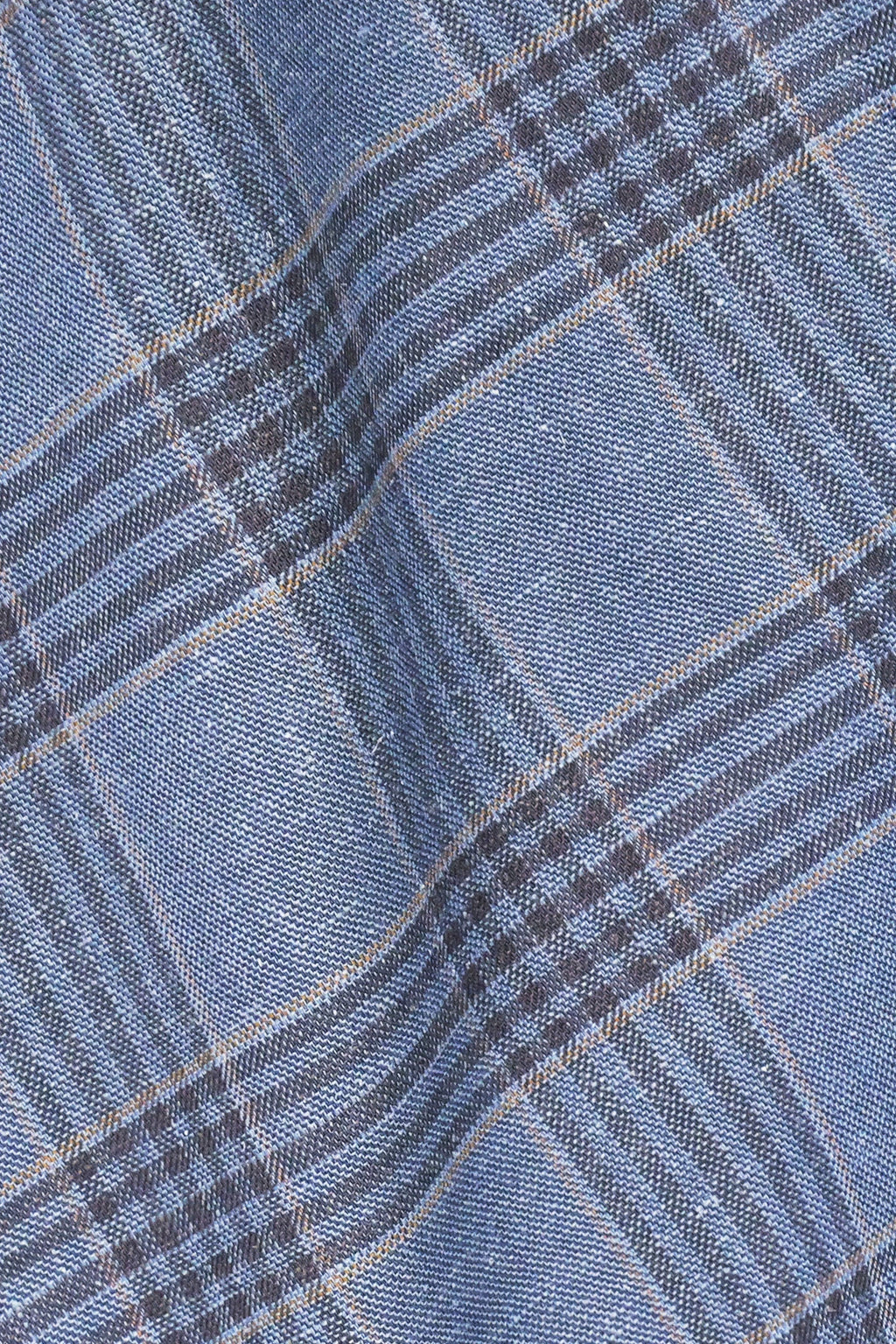 Performance Linen Blazer // Pearl Blue Plaid