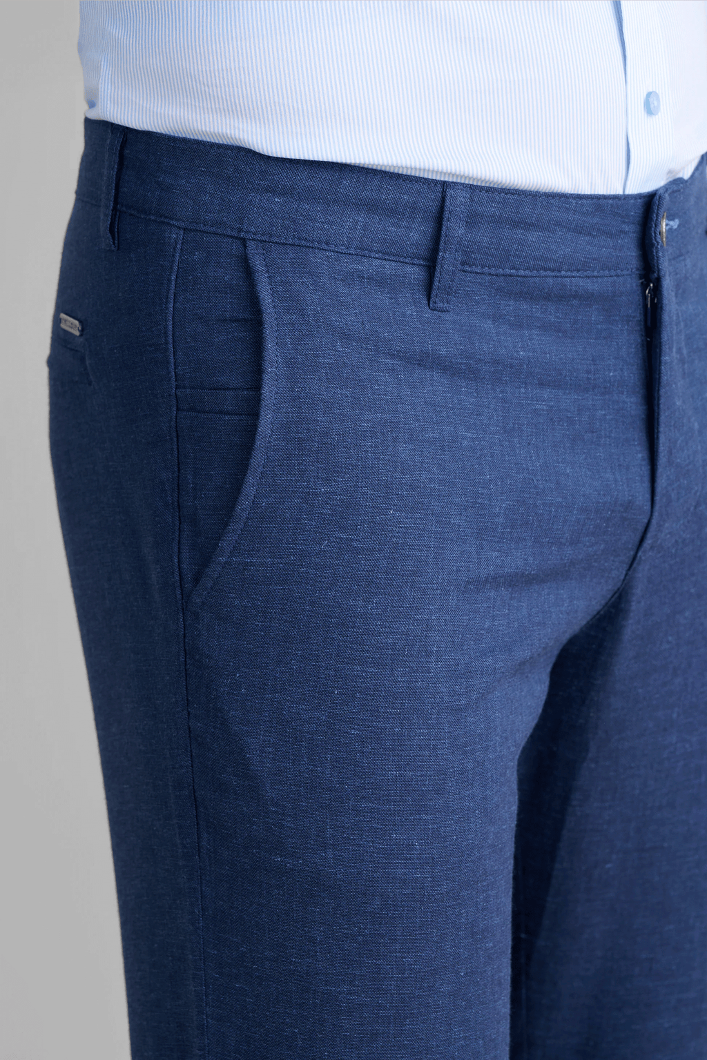 Performance Linen Pants // Blue