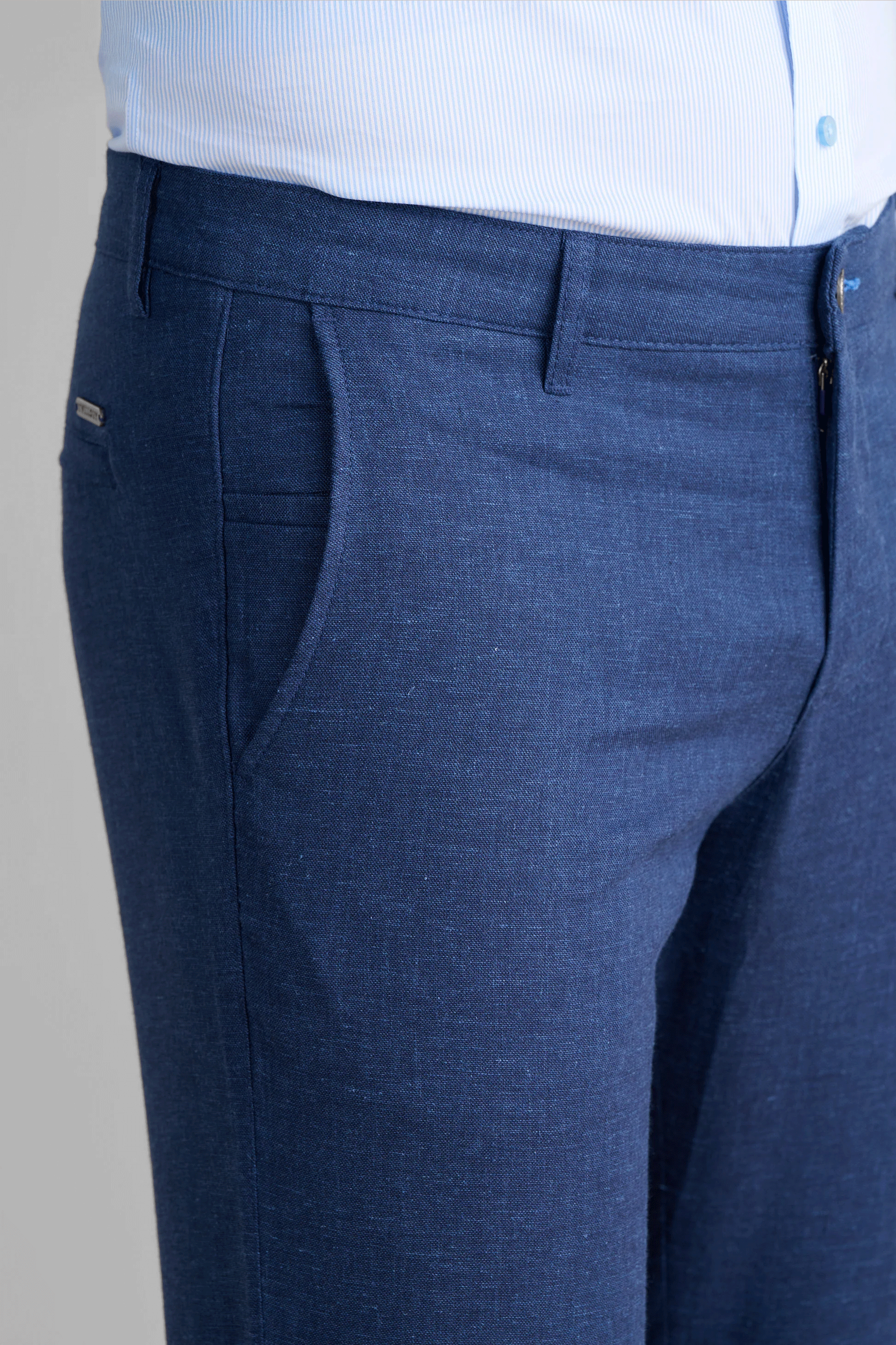 Performance Linen Pants // Blue