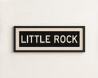 Framed Little Rock Arkansas Bus Scroll