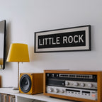 Framed Little Rock Arkansas Bus Scroll