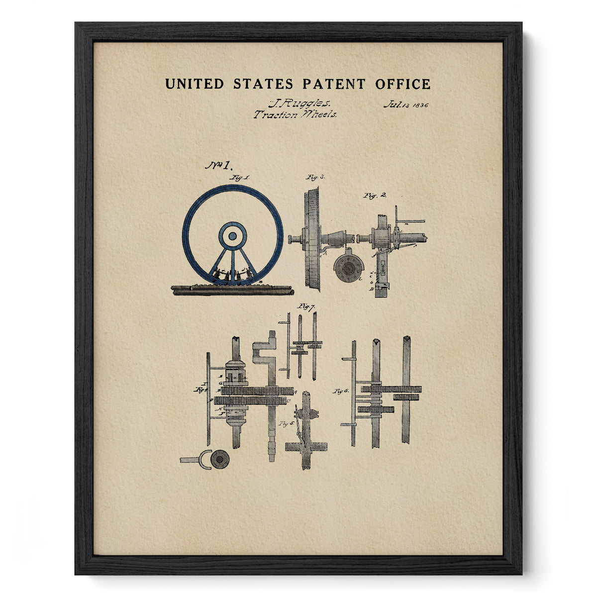 Locomotive Traction Wheels (1836)