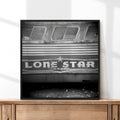 Lone Star Beer Bus Holga Photography Print