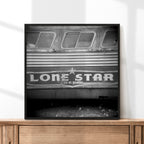 Lone Star Beer Bus Holga Photography Print