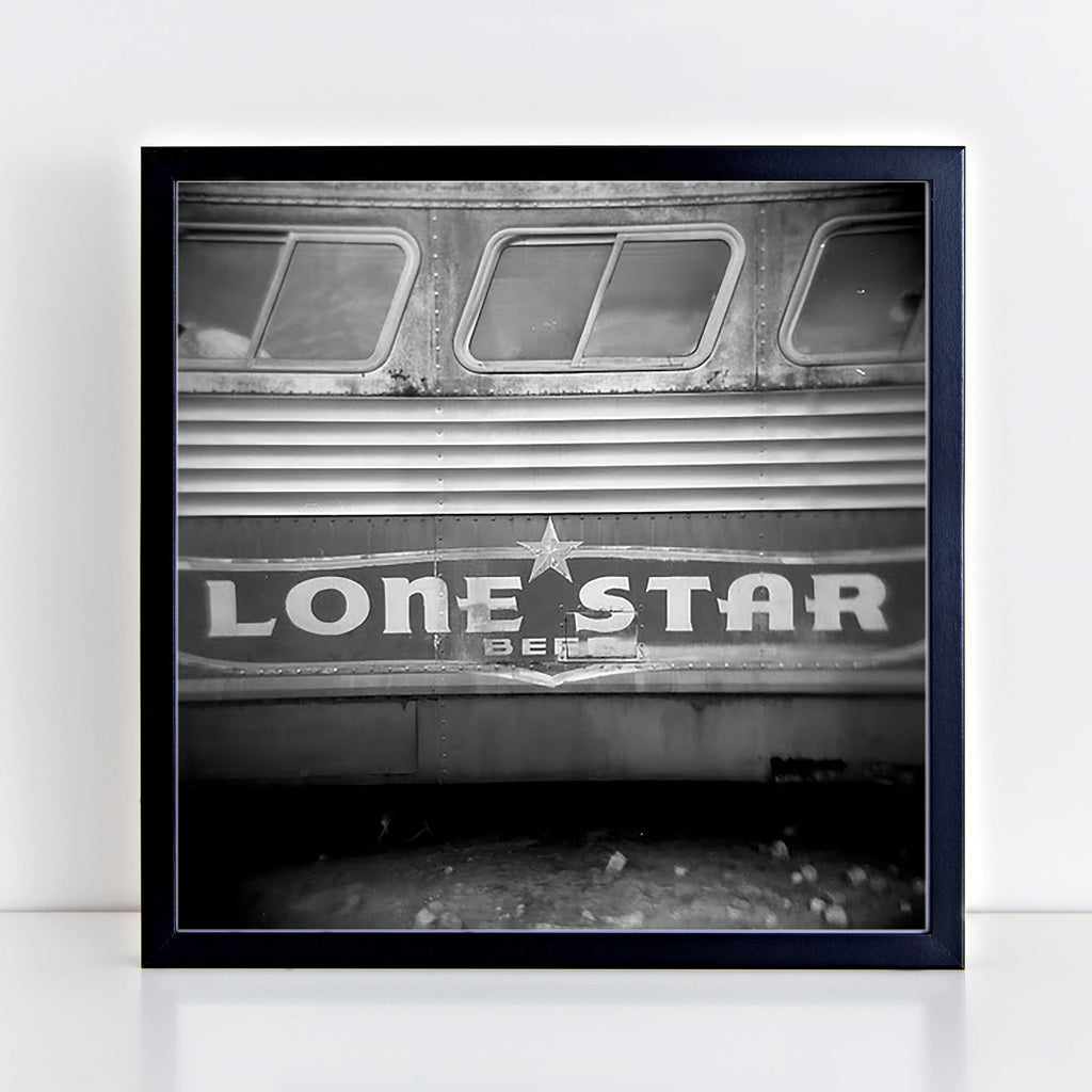 Lone Star Beer Bus Holga Photography Print