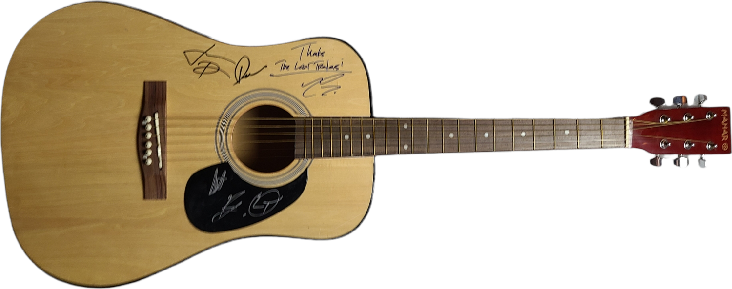 The Lost Trailers Signed Acoustic Guitar UACC AFTAL RACC TS