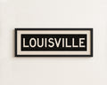 Framed Louisville Kentucky Bus Scroll