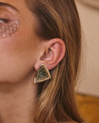 The Bianco Nero Studs- Silver