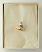 The Georgia Stone Signet Ring- Silver