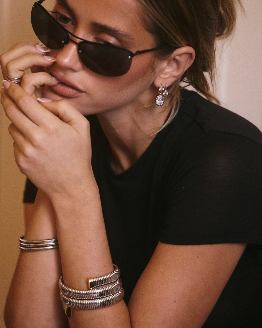 The Marais Hook Earring- Silver