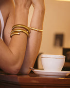 The Palais Flex Snake Chain Bracelet- Gold
