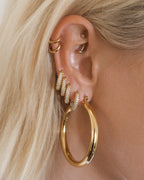 Pave Amalfi Huggies- Gold (Ships Mid June)
