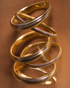 Flex Snake Chain Bracelet- Set of 3 (12mm wide)- Gold (Ships Mid July)