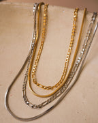 Cecilia Chain Necklace- Silver