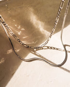 Cecilia Chain Necklace- Silver