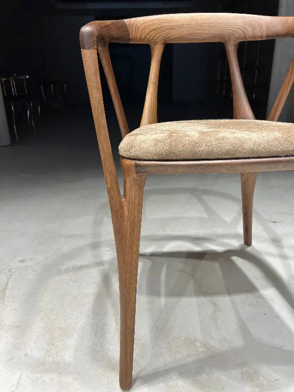 Luxury Premium Solid Walnut Chair - Italian Style