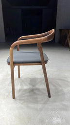 Luxury Solid Wood Chair Made Of Walnut C-2