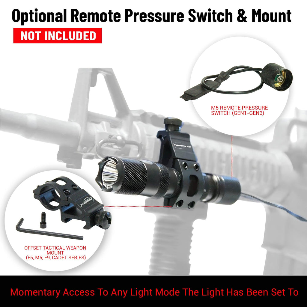 M5 Gen3 Tactical EDC Flashlight | 2030 Lumens