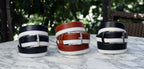 Maurice Two-Tone Calfskin Belt - Navy/White