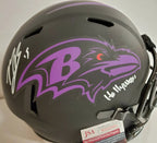 MARQUISE BROWN SIGNED BALTIMORE RAVENS FULL SIZE ECLIPSE REPLICA HELMET JSA COA