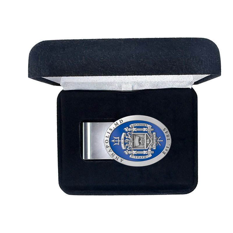 United States Naval Academy Crest Money Clip