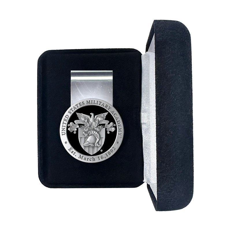 Army Black Knights Crest Money Clip