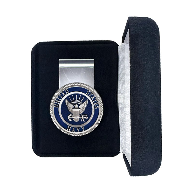 Navy Money Clip