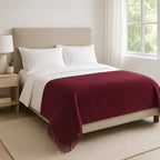 100% Cashmere Throw Blanket - 54"x60"