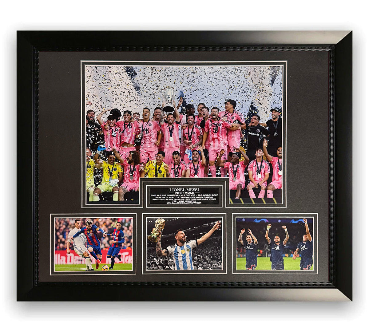 Lionel Messi Photograph Collage Framed to 16x20
