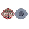 Georgia Bulldogs National Champions 2021 Spike Logo Magnet