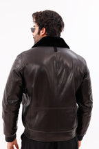 The Ardent Black Lambskin Men Leather Jacket